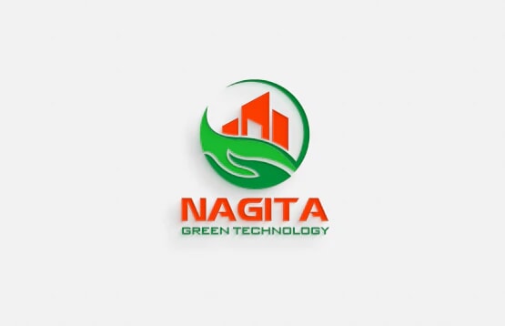 thiết kế logo NAGITA - Xây dựng, Công nghệ Xanh