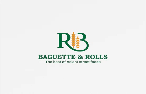 thiết kế logo BAGUETTE & ROLLS - Công nghệ thực phẩm