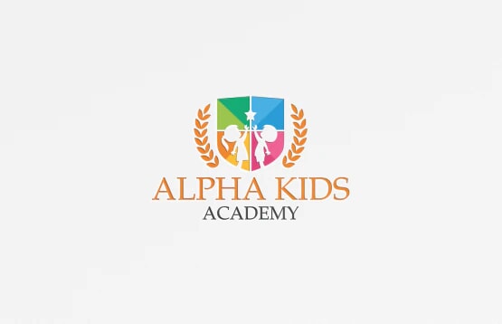 thiết kế logo ALPHA KID - Giáo Dục