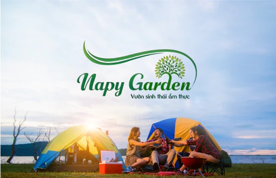 thiết kế logo NAPY GARDEN - Du lịch sinh thái, Ẩm thực