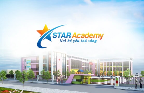thiết kế logo STAR ACADEMY - Giáo dục
