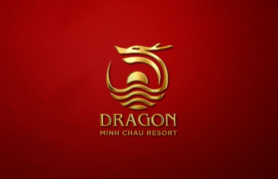 thiết kế logo DRAGON MINH CHÂU - Nghỉ dưỡng, Resort