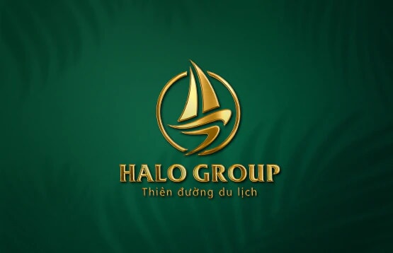 thiết kế logo HALO GROUP - Du lịch nghỉ dưỡng