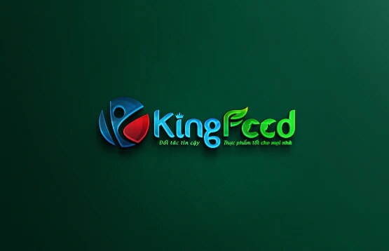 thiết kế logo KINGFOOD - Hãng thực phẩm sạch